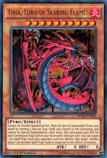 Uria, Lord of Searing Flames [Duelist Saga] [DUSA-EN096] | Amazing Games TCG