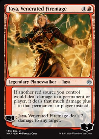 Jaya, Venerated Firemage [War of the Spark] | Amazing Games TCG