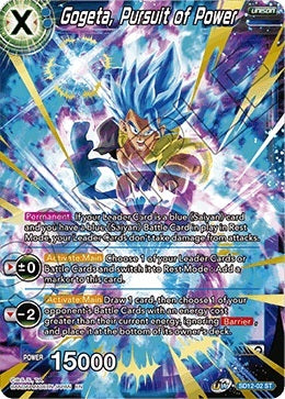 Gogeta, Pursuit of Power (SD12-02) [Rise of the Unison Warrior 2nd Edition] | Amazing Games TCG
