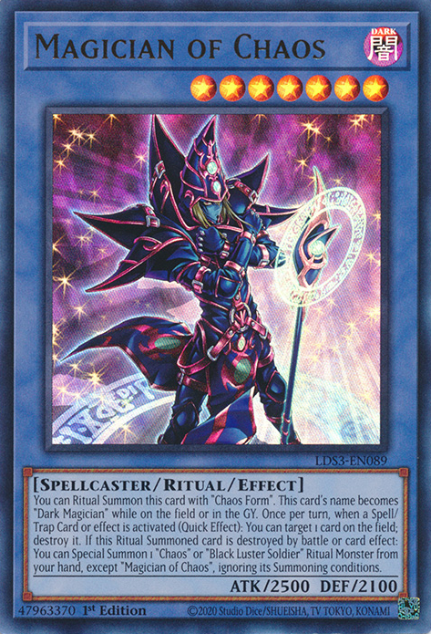 Magician of Chaos [LDS3-EN089] Ultra Rare | Amazing Games TCG