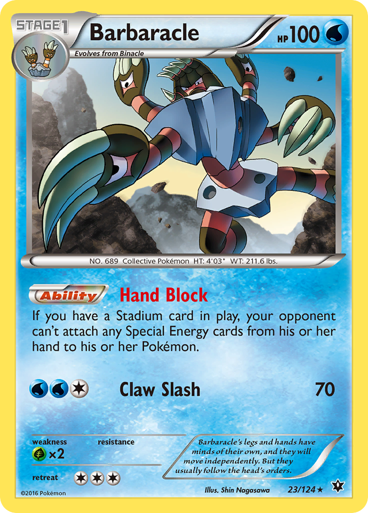 Barbaracle (23/124) [XY: Fates Collide] | Amazing Games TCG