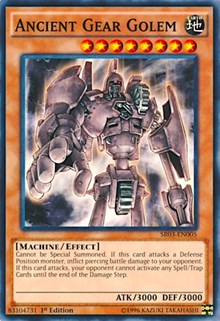 Ancient Gear Golem [Structure Deck: Machine Reactor] [SR03-EN005] | Amazing Games TCG