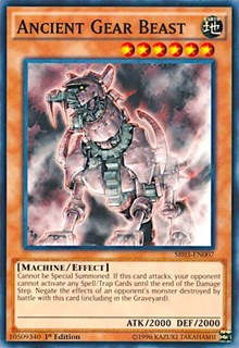 Ancient Gear Beast [Structure Deck: Machine Reactor] [SR03-EN007] | Amazing Games TCG