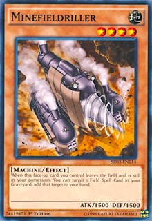 Minefieldriller [Structure Deck: Machine Reactor] [SR03-EN014] | Amazing Games TCG