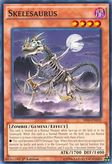 Skelesaurus [Structure Deck: Dinosmasher's Fury] [SR04-EN018] | Amazing Games TCG