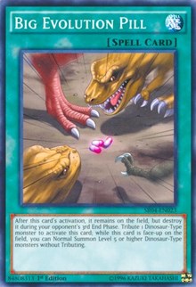 Big Evolution Pill [Structure Deck: Dinosmasher's Fury] [SR04-EN023] | Amazing Games TCG