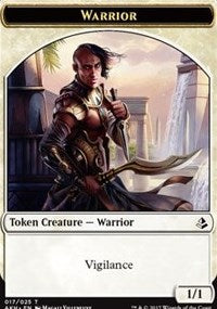 Warrior Token [Amonkhet Tokens] | Amazing Games TCG