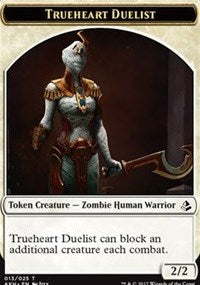 Trueheart Duelist Token [Amonkhet Tokens] | Amazing Games TCG