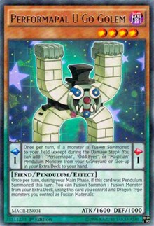 Performapal U Go Golem [Maximum Crisis] [MACR-EN004] | Amazing Games TCG