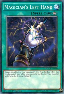 Magician's Left Hand [Maximum Crisis] [MACR-EN050] | Amazing Games TCG