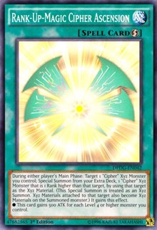 Rank-Up-Magic Cipher Ascension [Duelist Pack: Dimensional Guardians] [DPDG-EN042] | Amazing Games TCG