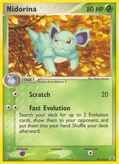 Nidorina (40/112) [EX: FireRed & LeafGreen] | Amazing Games TCG