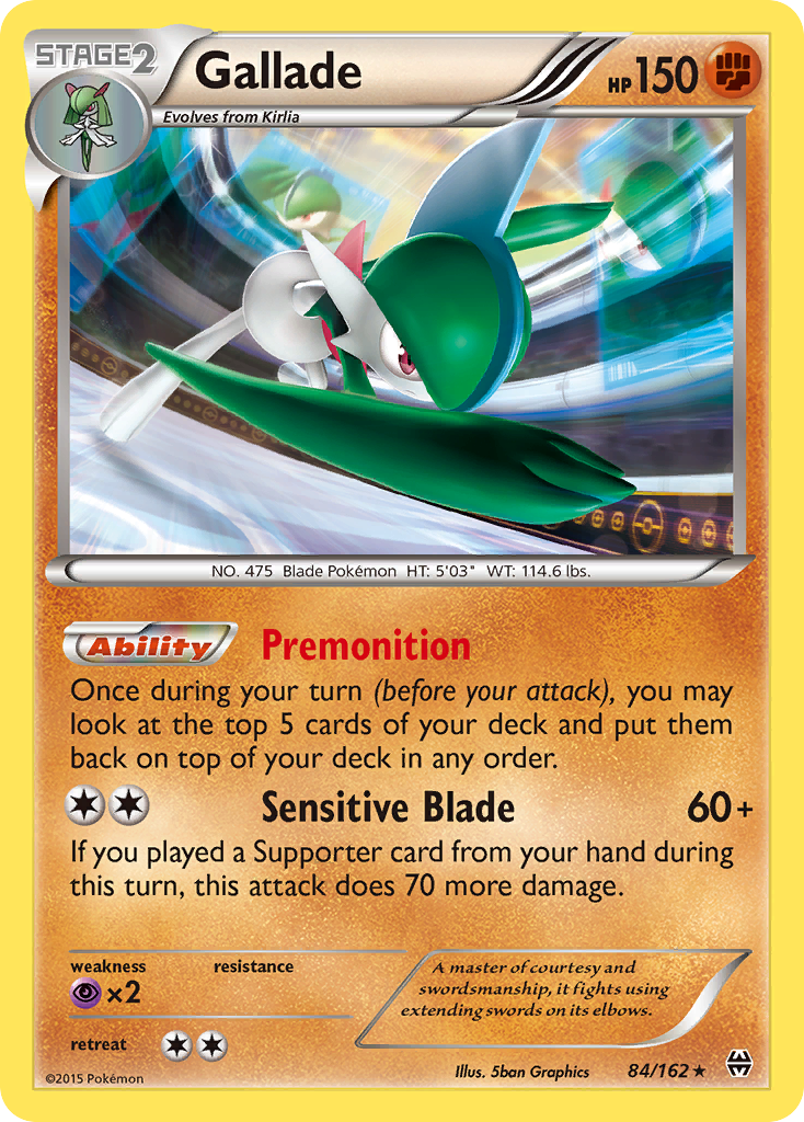 Gallade (84/162) [XY: BREAKthrough] | Amazing Games TCG