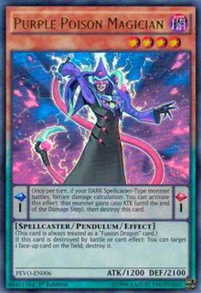 Purple Poison Magician [Pendulum Evolution] [PEVO-EN006] | Amazing Games TCG