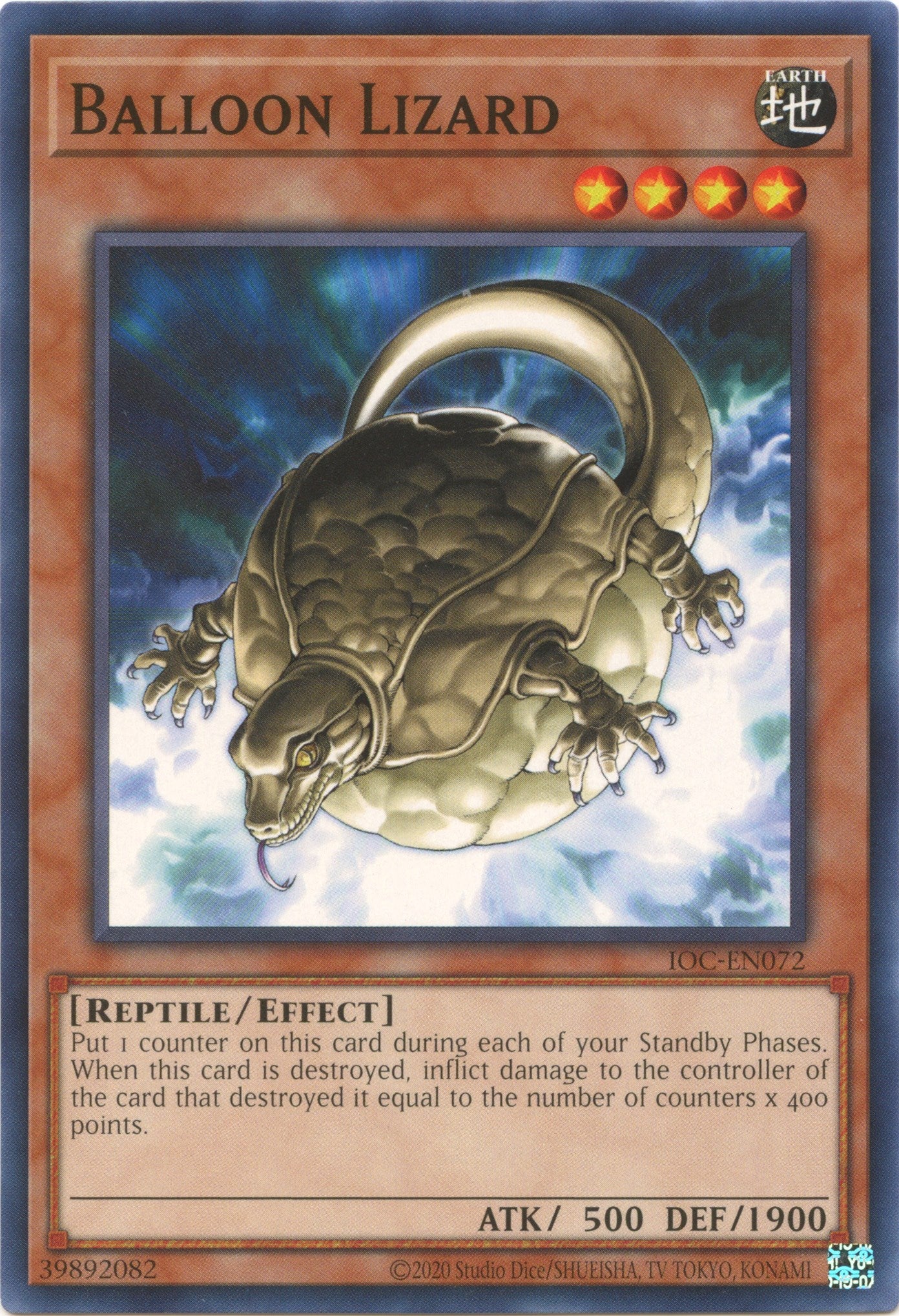 Balloon Lizard (25th Anniversary) [IOC-EN072] Common | Amazing Games TCG