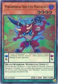 Performapal Odd-Eyes Minitaurus [Battles of Legend: Light's Revenge] [BLLR-EN002] | Amazing Games TCG