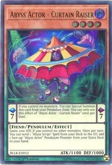 Abyss Actor - Curtain Raiser [Battles of Legend: Light's Revenge] [BLLR-EN012] | Amazing Games TCG