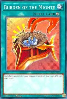 Burden of the Mighty [Starter Deck: Link Strike] [YS17-EN029] | Amazing Games TCG