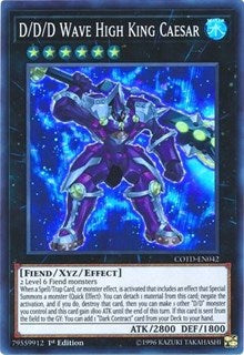 D/D/D Wave High King Caesar [Code of the Duelist] [COTD-EN042] | Amazing Games TCG