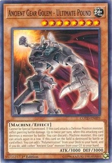 Ancient Gear Golem - Ultimate Pound [Code of the Duelist] [COTD-EN099] | Amazing Games TCG