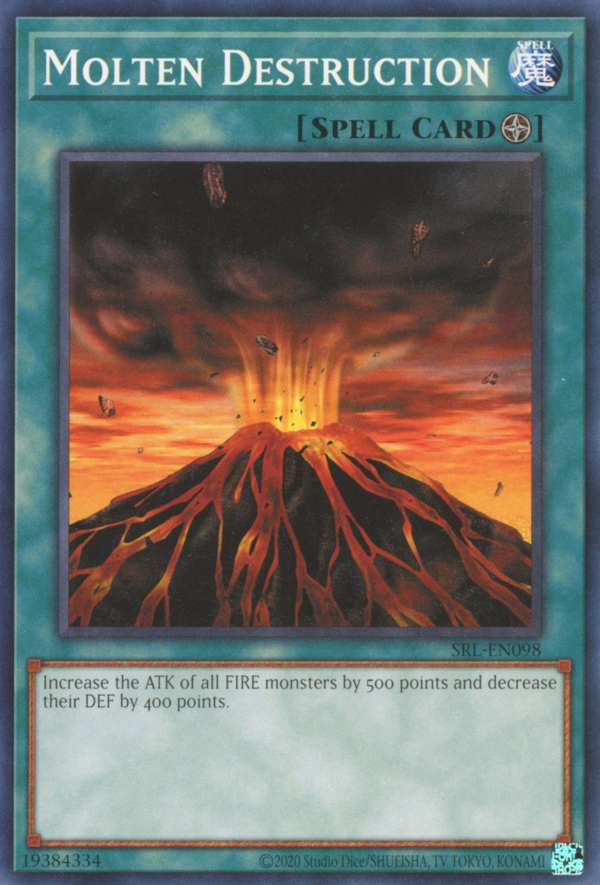 Molten Destruction [SRL-EN098] Short Print | Amazing Games TCG