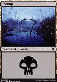 Swamp (302) [Commander 2017] | Amazing Games TCG