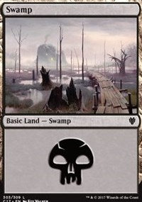 Swamp (303) [Commander 2017] | Amazing Games TCG