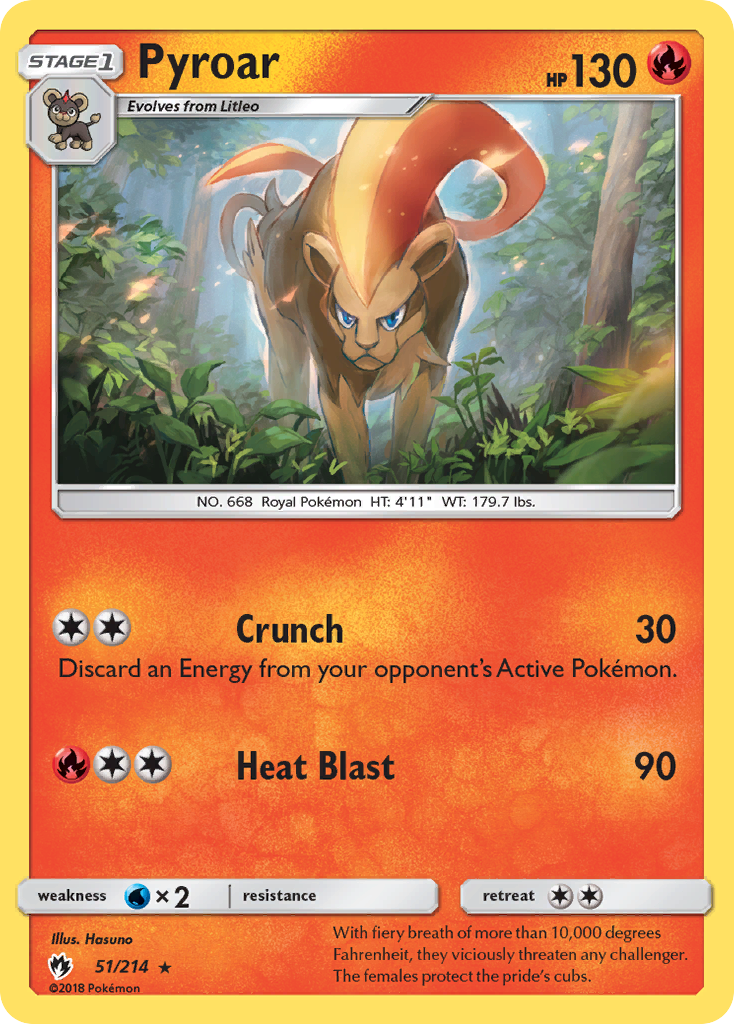 Pyroar (51/214) [Sun & Moon: Lost Thunder] | Amazing Games TCG