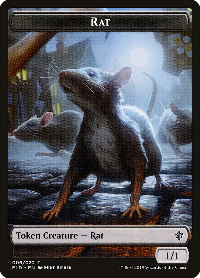 Rat [Throne of Eldraine Tokens] | Amazing Games TCG