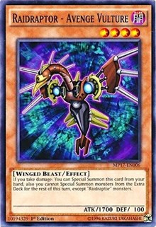 Raidraptor - Avenge Vulture [2017 Mega-Tins Mega Pack] [MP17-EN006] | Amazing Games TCG