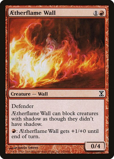 Aetherflame Wall [Time Spiral] | Amazing Games TCG
