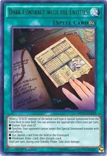 Dark Contract with the Entities [2017 Mega-Tins Mega Pack] [MP17-EN239] | Amazing Games TCG