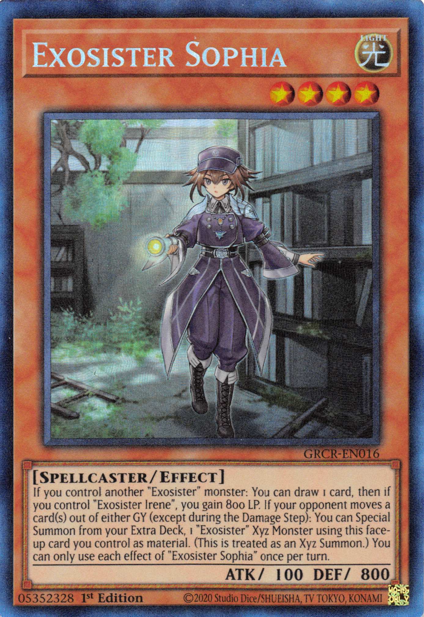 Exosister Sophia [GRCR-EN016] Collector's Rare | Amazing Games TCG