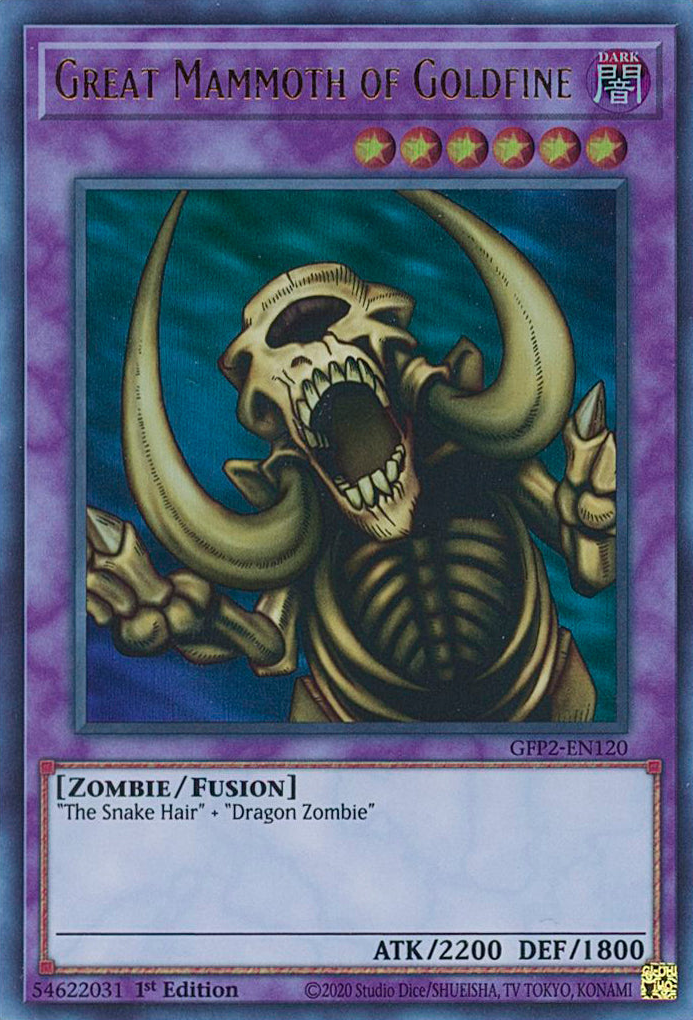 Great Mammoth of Goldfine [GFP2-EN120] Ultra Rare | Amazing Games TCG