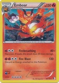 Emboar (26/149) (Cosmos Holo) (Blister Exclusive) [Black & White: Boundaries Crossed] | Amazing Games TCG