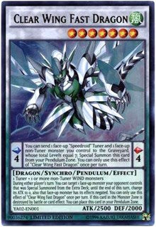 Clear Wing Fast Dragon [Yu-Gi-Oh! ARC-V Promo Cards] [YA02-EN001] | Amazing Games TCG