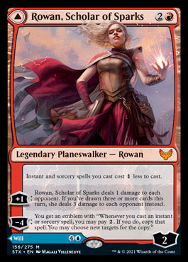 Rowan, Scholar of Sparks // Will, Scholar of Frost [Strixhaven: School of Mages] | Amazing Games TCG