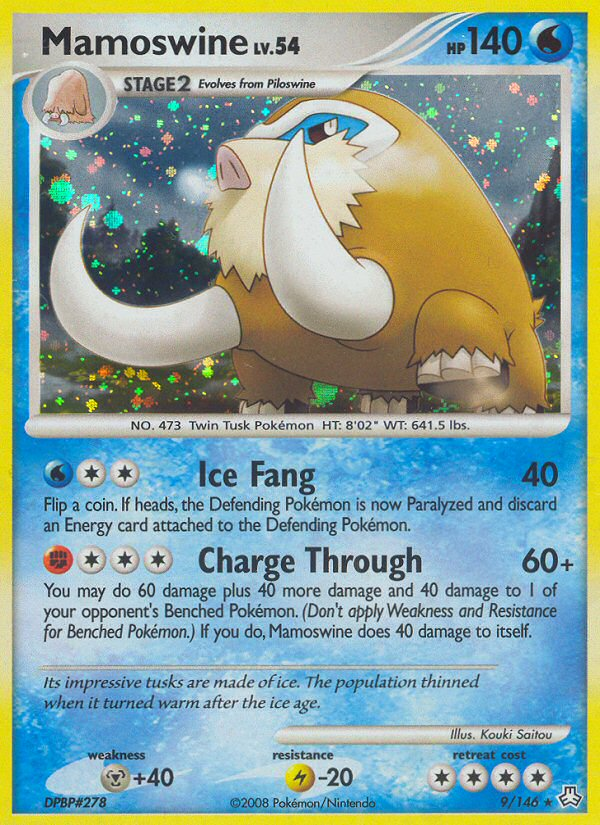 Mamoswine (9/146) [Diamond & Pearl: Legends Awakened] | Amazing Games TCG