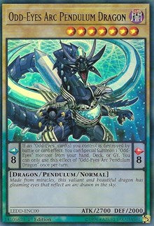 Odd-Eyes Arc Pendulum Dragon [Legendary Dragon Decks] [LEDD-ENC00] | Amazing Games TCG