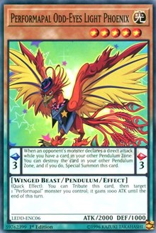 Performapal Odd-Eyes Light Phoenix [Legendary Dragon Decks] [LEDD-ENC06] | Amazing Games TCG