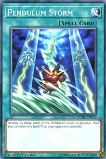 Pendulum Storm [Legendary Dragon Decks] [LEDD-ENC19] | Amazing Games TCG