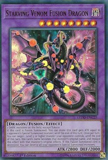 Starving Venom Fusion Dragon [Legendary Dragon Decks] [LEDD-ENC25] | Amazing Games TCG