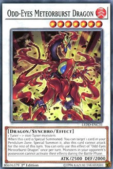 Odd-Eyes Meteorburst Dragon [Legendary Dragon Decks] [LEDD-ENC31] | Amazing Games TCG