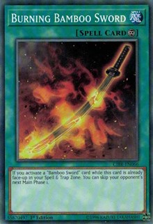 Burning Bamboo Sword [Circuit Break] [CIBR-EN066] | Amazing Games TCG