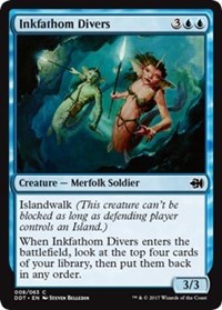 Inkfathom Divers [Duel Decks: Merfolk vs. Goblins] | Amazing Games TCG