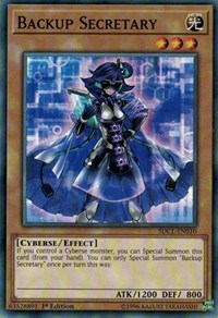 Backup Secretary [Structure Deck: Cyberse Link] [SDCL-EN010] | Amazing Games TCG