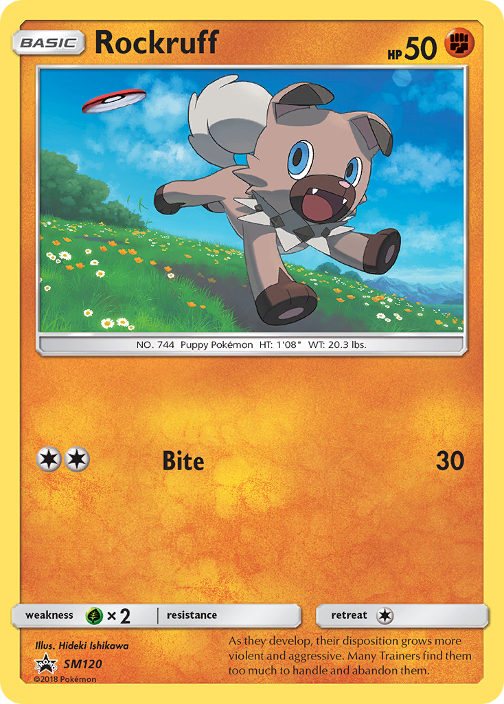 Rockruff (SM120) [Sun & Moon: Black Star Promos] | Amazing Games TCG