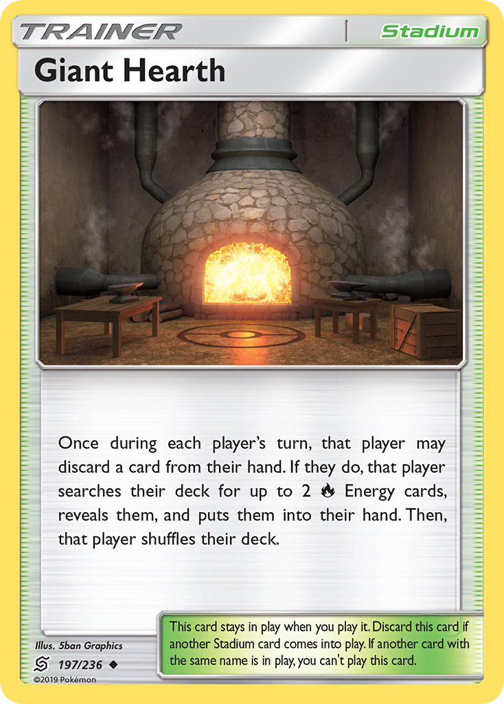 Giant Hearth (197/236) [Sun & Moon: Unified Minds] | Amazing Games TCG