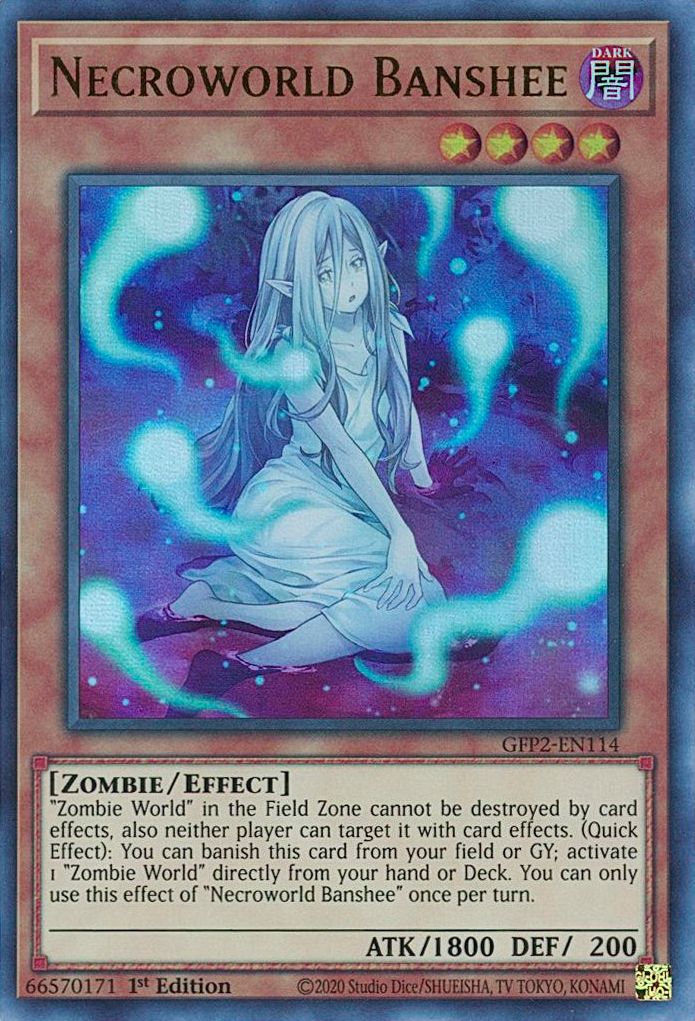 Necroworld Banshee [GFP2-EN114] Ultra Rare | Amazing Games TCG