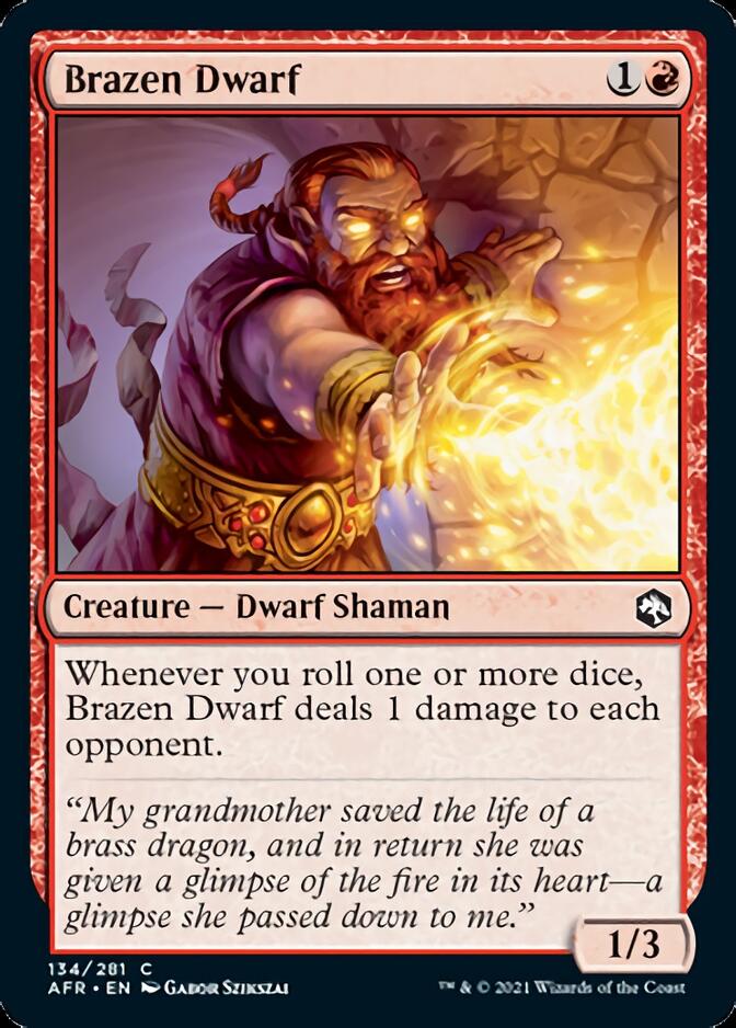 Brazen Dwarf [Dungeons & Dragons: Adventures in the Forgotten Realms] | Amazing Games TCG